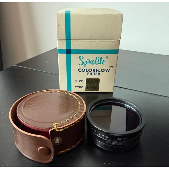 Spiralite Other - Spiralite Colorflow Filter Type II R-B Series VII Vintage Japan Case Camera